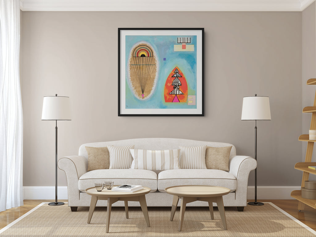 Couple à cheval - Vassily Kandinsky - Toile premium 430g (qualité galerie)