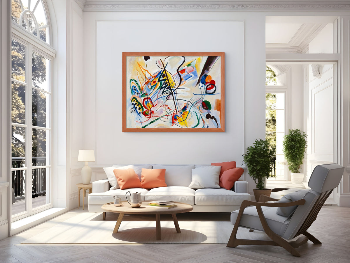 Couple on Horseback - Wassily Kandinsky - Premium 430g canvas (gallery quality)
