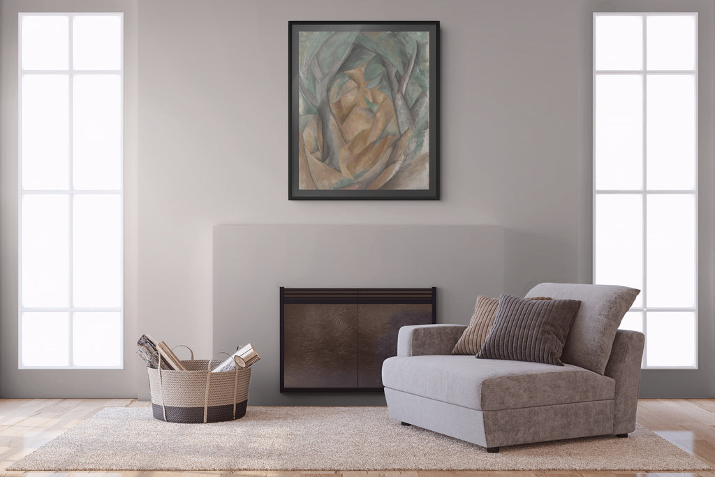 Árboles en l'Estaque - Georges Braque - Lienzo premium 430g (calidad de galeria)
