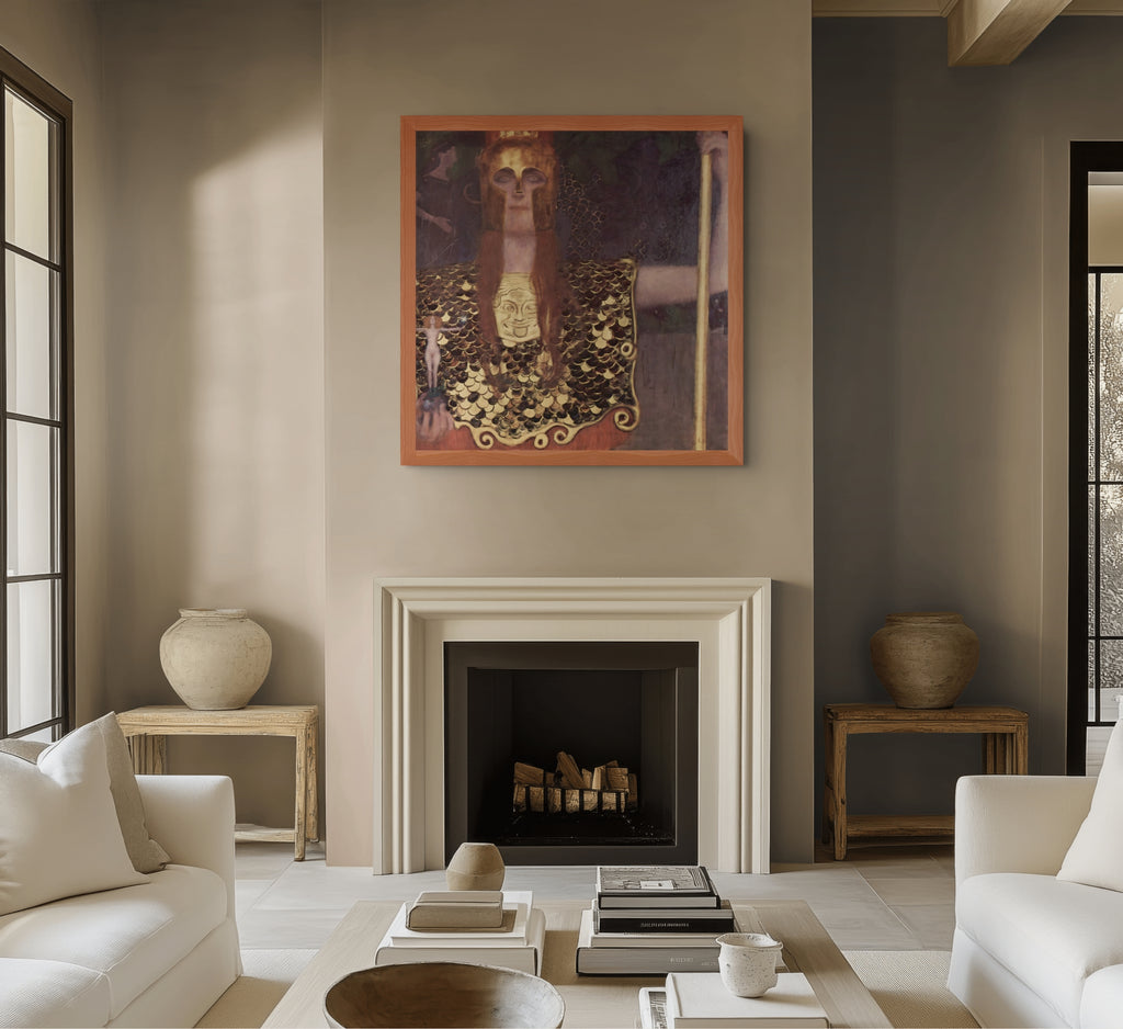 Palas Atenea - Gustav Klimt - Lienzo premium 430g (calidad de galeria)