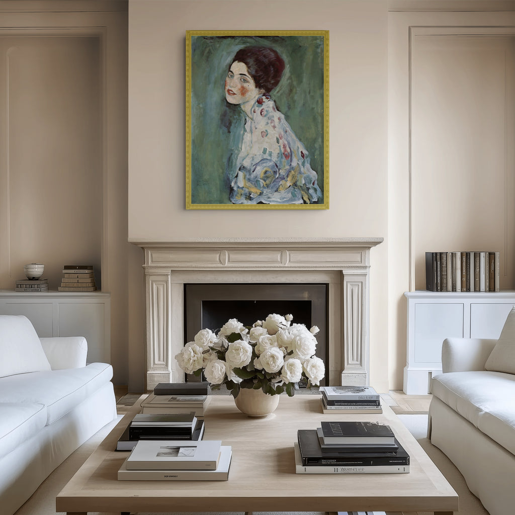 Portrait of a Lady - Gustav Klimt - Premium Canvas 430g (gallery quality)