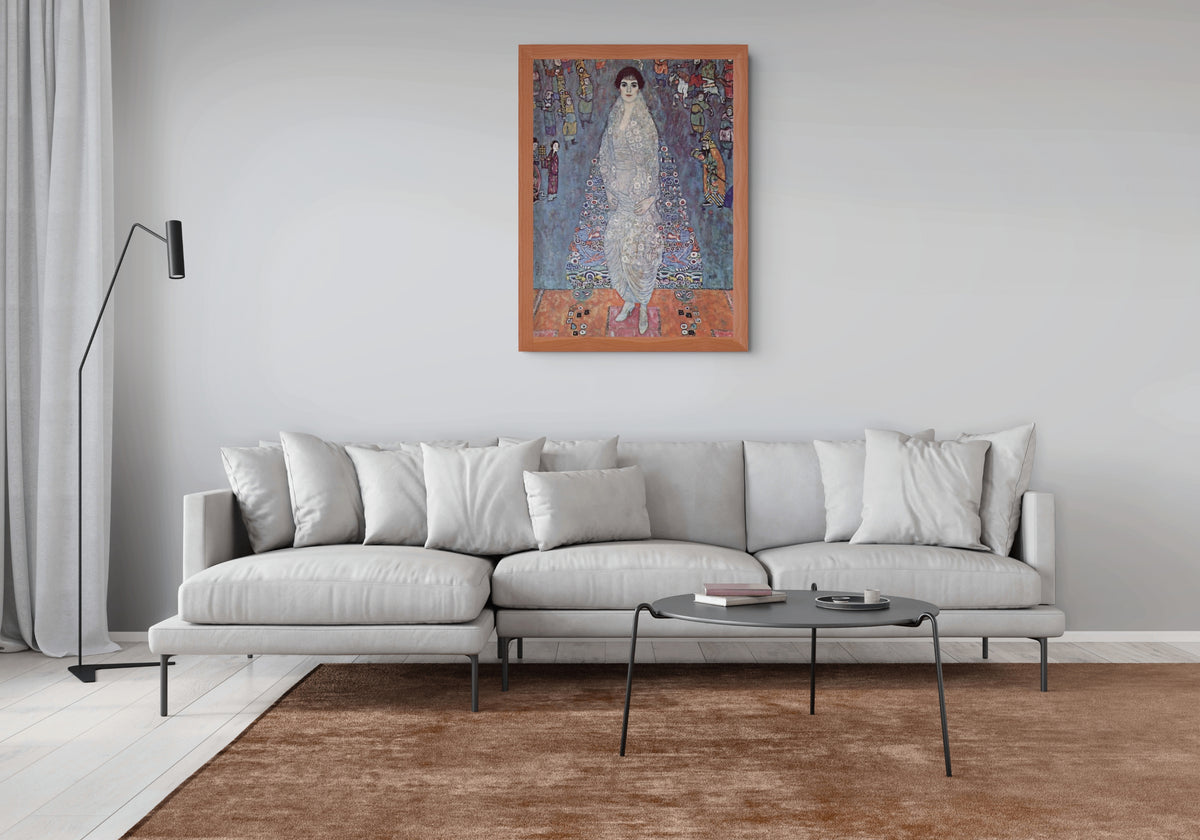Portrait of Baroness Elisabeth Bachofen-Echt - Gustav Klimt - Premium Canvas 430g (gallery quality)