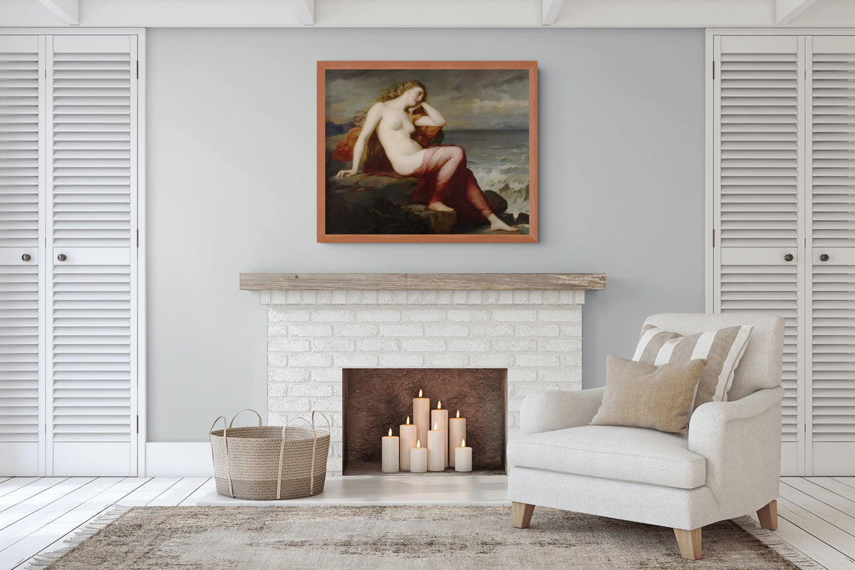 La ninfa Calipso - Henri Lehmann - Lienzo premium 430g (calidad de galeria)