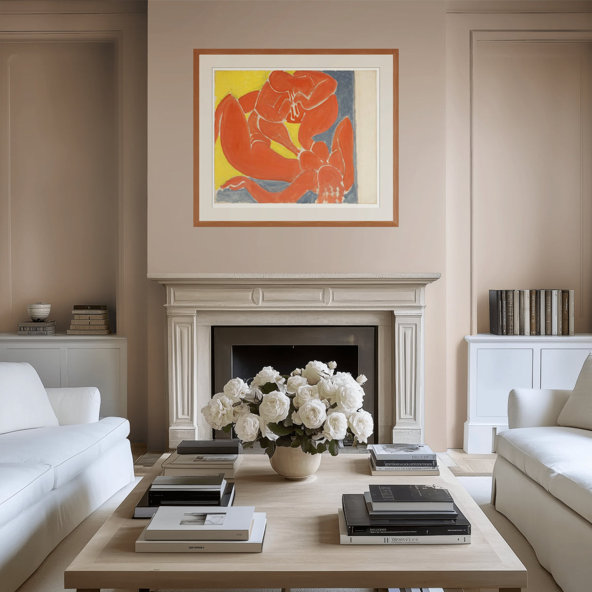 Ninfa and Faun Red - Henri Matisse - Premium canvas 430g (gallery quality)