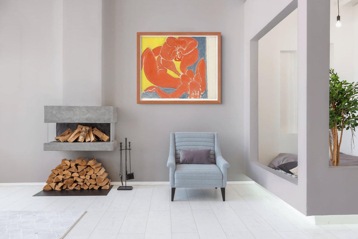 Ninfa and Faun Red - Henri Matisse - Premium canvas 430g (gallery quality)