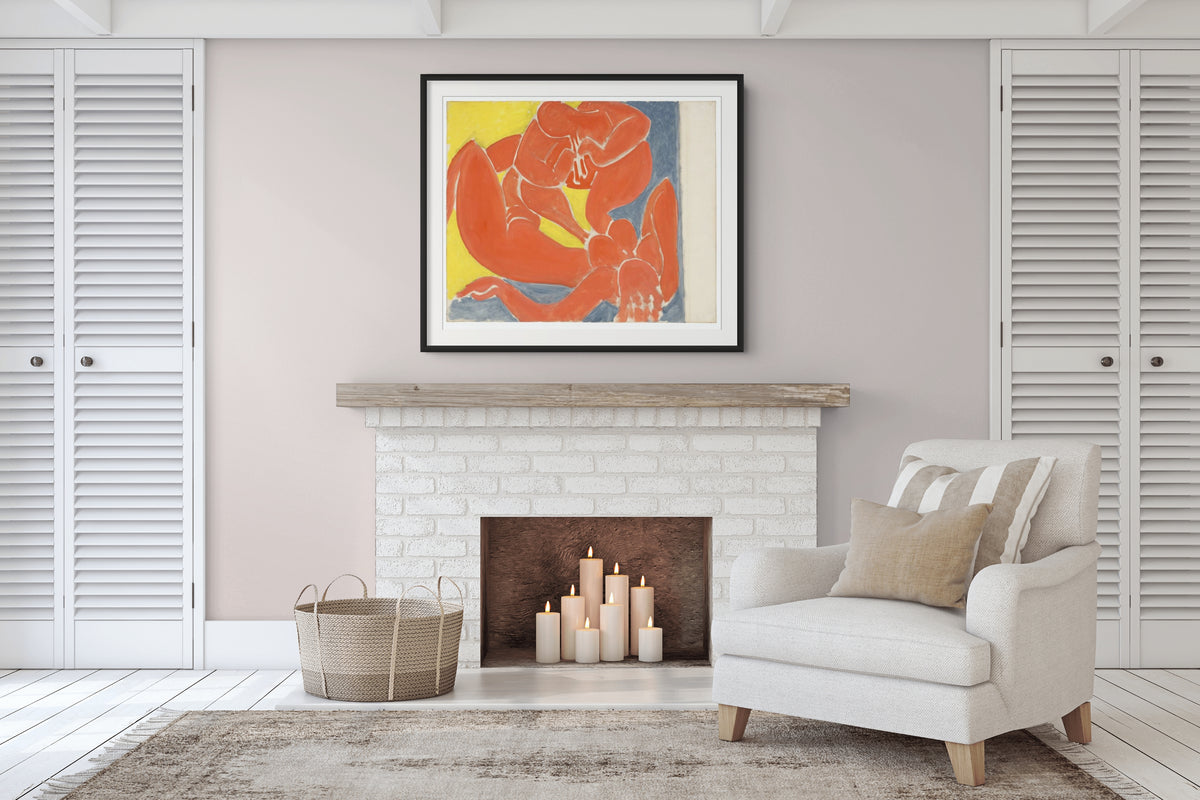 Ninfa and Faun Red - Henri Matisse - Premium canvas 430g (gallery quality)