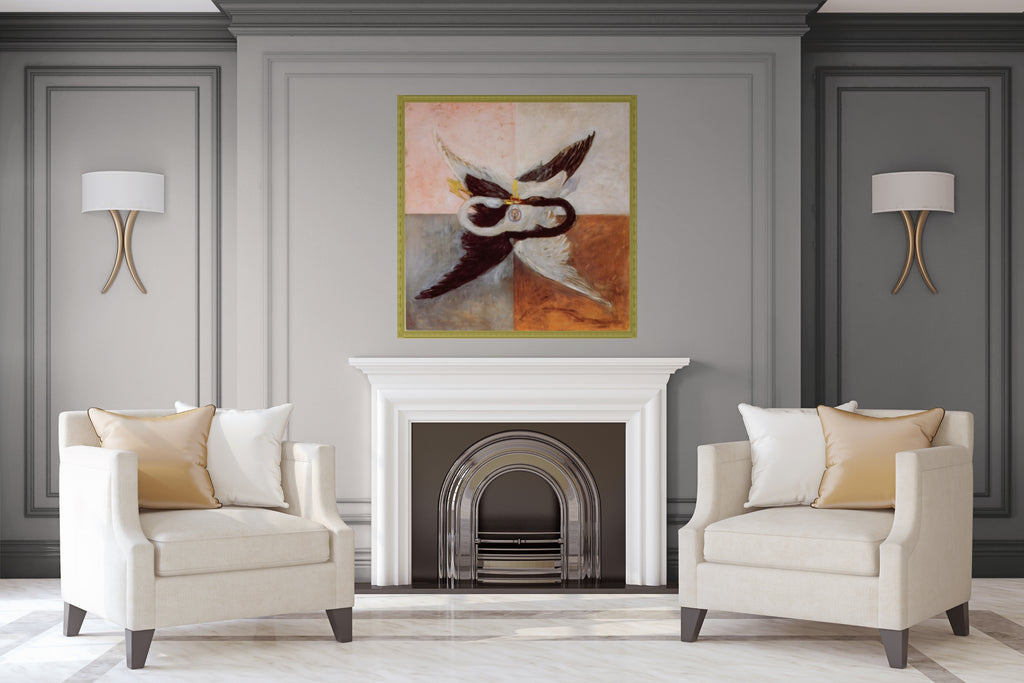 El cisne, n.º 2 - Hilma af Klint - Lienzo premium 430g (calidad de galeria)