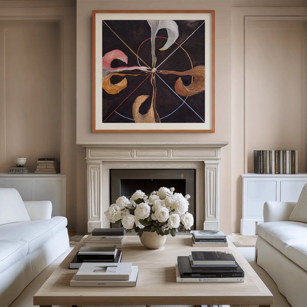 El cisne, n.º 7  - Hilma af Klint - Lienzo premium 430g (calidad de galeria)