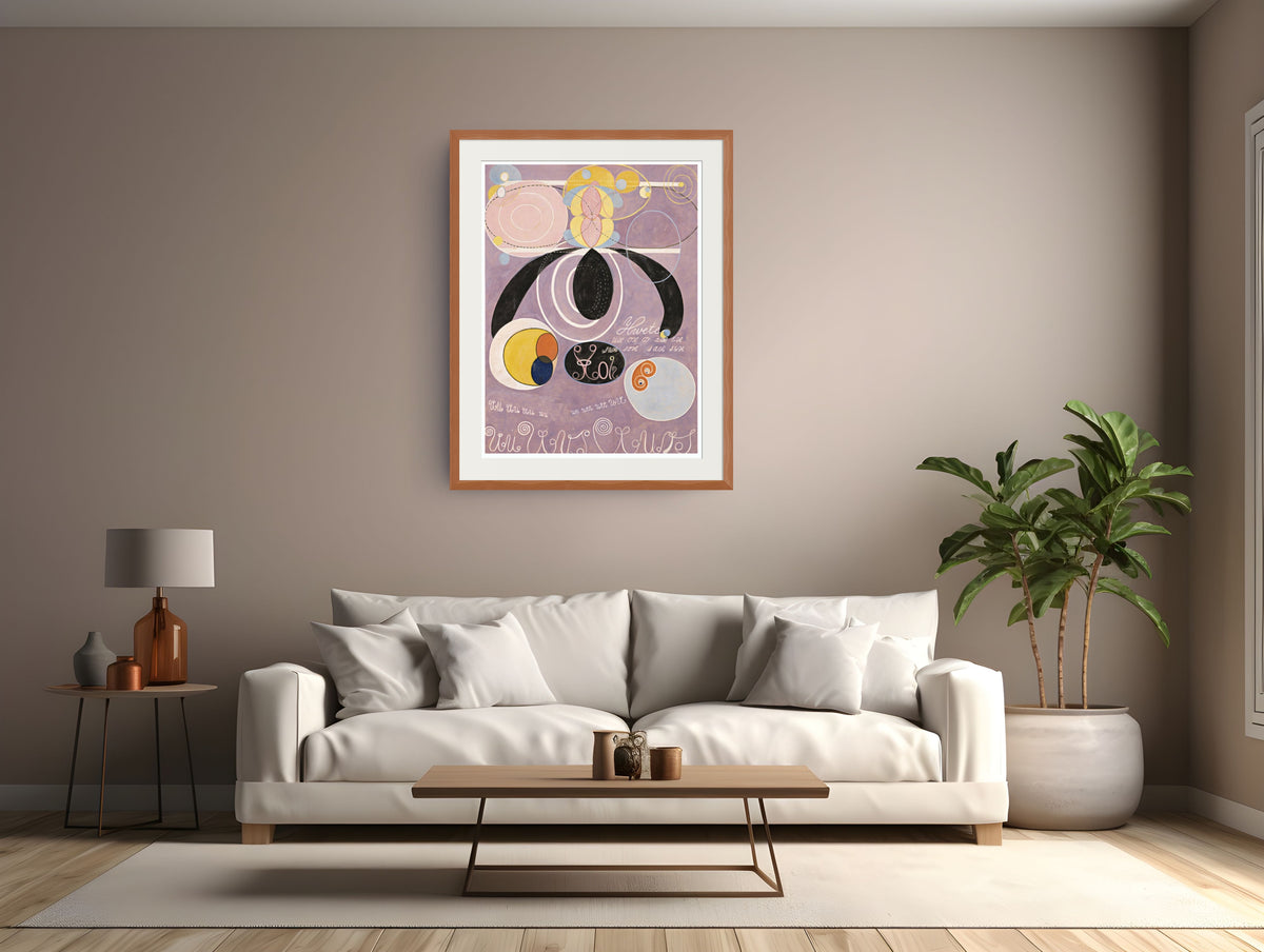 The Ten Largest, No. 6 Adulthood - Hilma af Klint - Premium Canvas 430g (gallery quality)