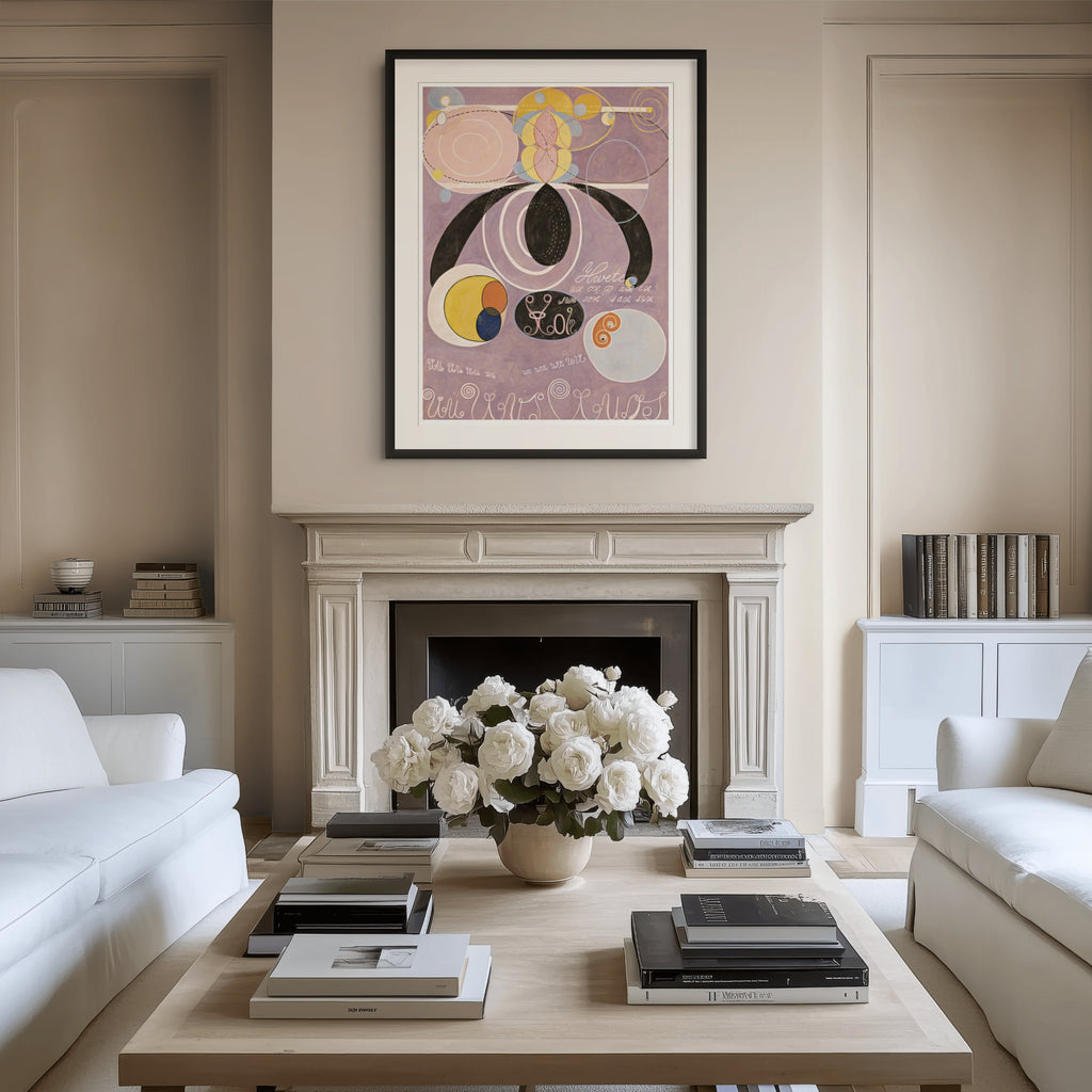 The Ten Largest, No. 6 Adulthood - Hilma af Klint - Premium Canvas 430g (gallery quality)
