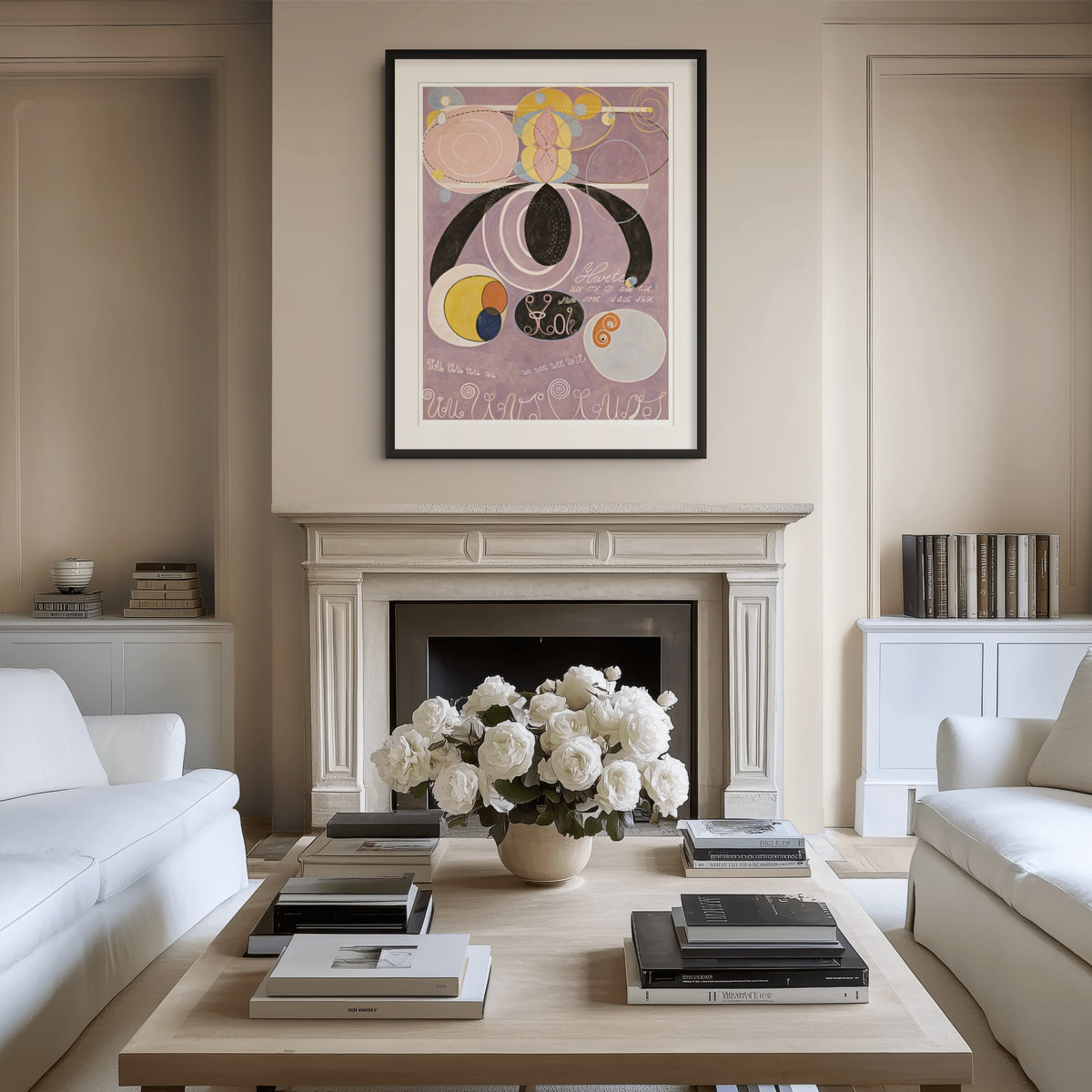 The Ten Largest, No. 6 Adulthood - Hilma af Klint - Premium Canvas 430g (gallery quality)