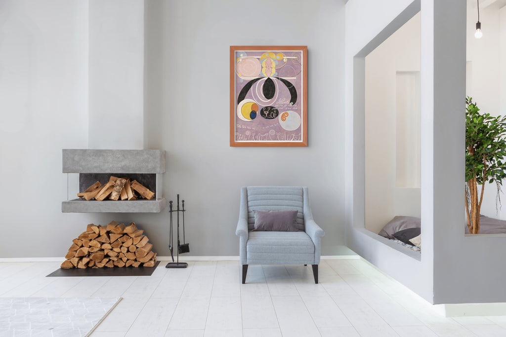 The Ten Largest, No. 6 Adulthood - Hilma af Klint - Premium Canvas 430g (gallery quality)