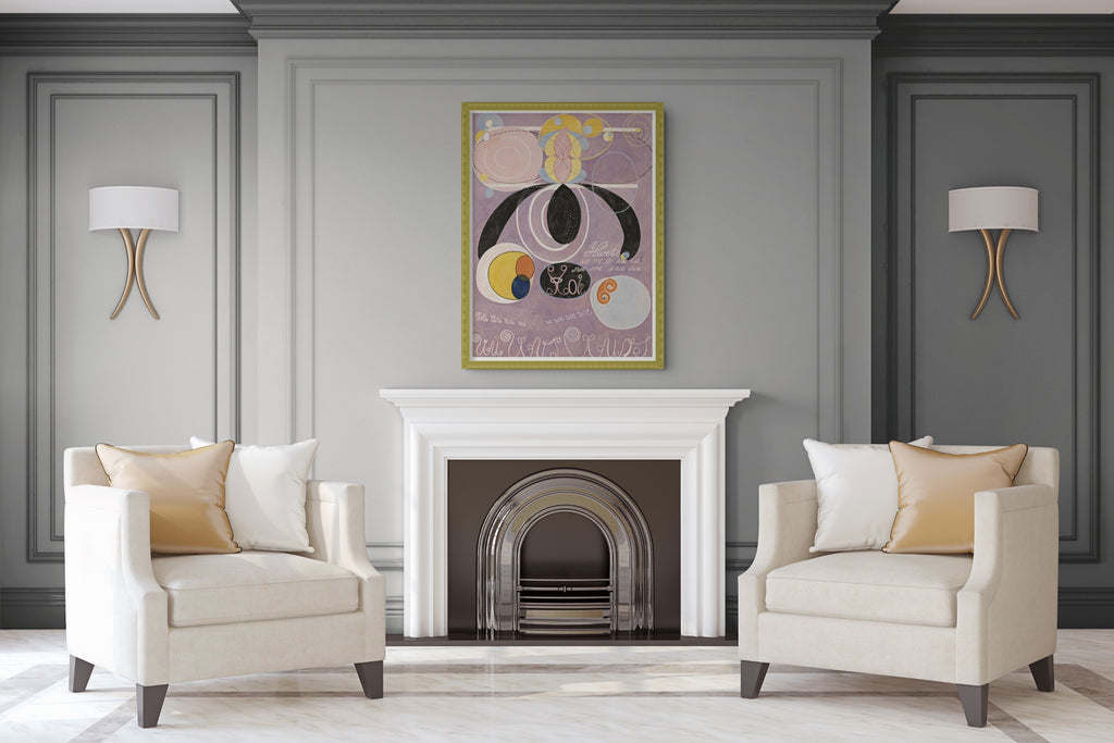 The Ten Largest, No. 6 Adulthood - Hilma af Klint - Premium Canvas 430g (gallery quality)