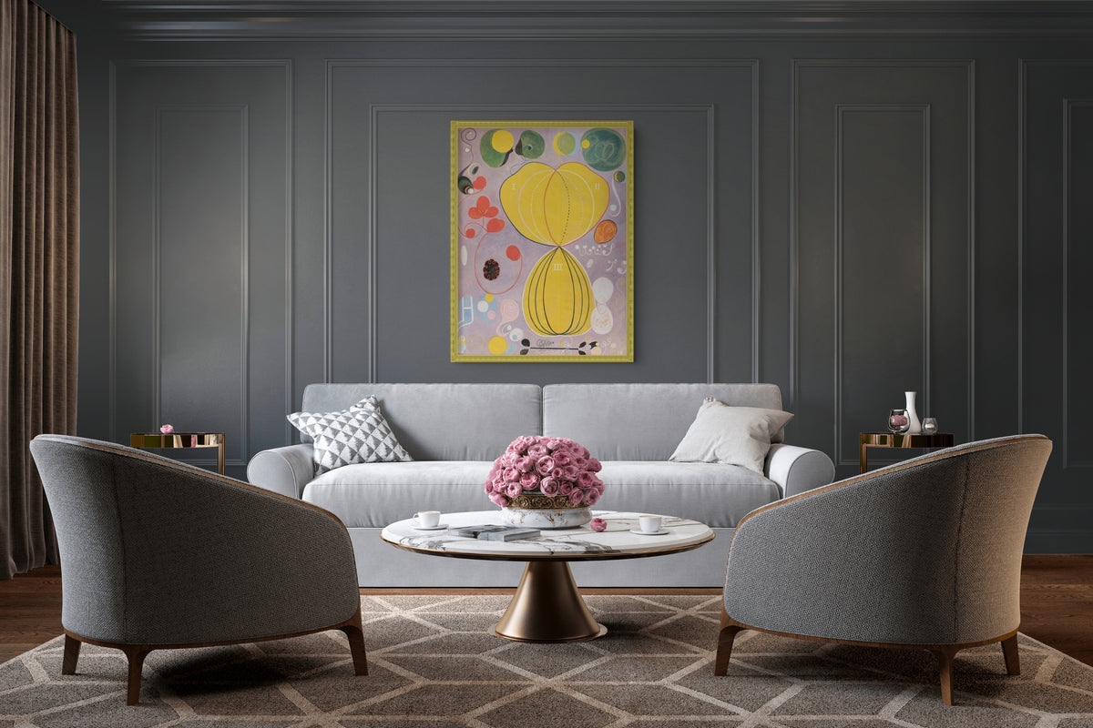 The Ten Largest, No. 6 Adulthood - Hilma af Klint - Premium Canvas 430g (gallery quality)