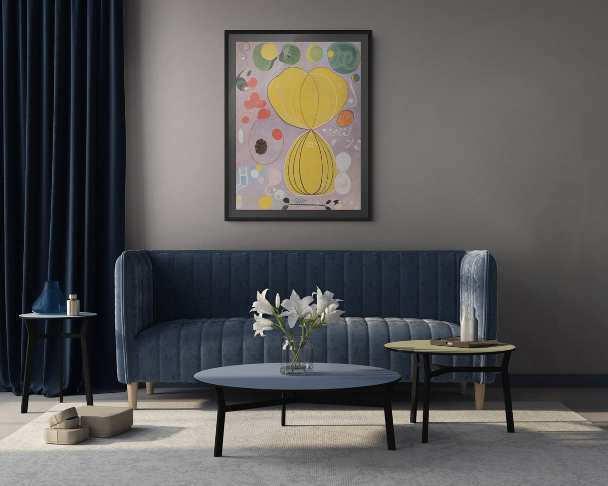 The Ten Largest, No. 6 Adulthood - Hilma af Klint - Premium Canvas 430g (gallery quality)
