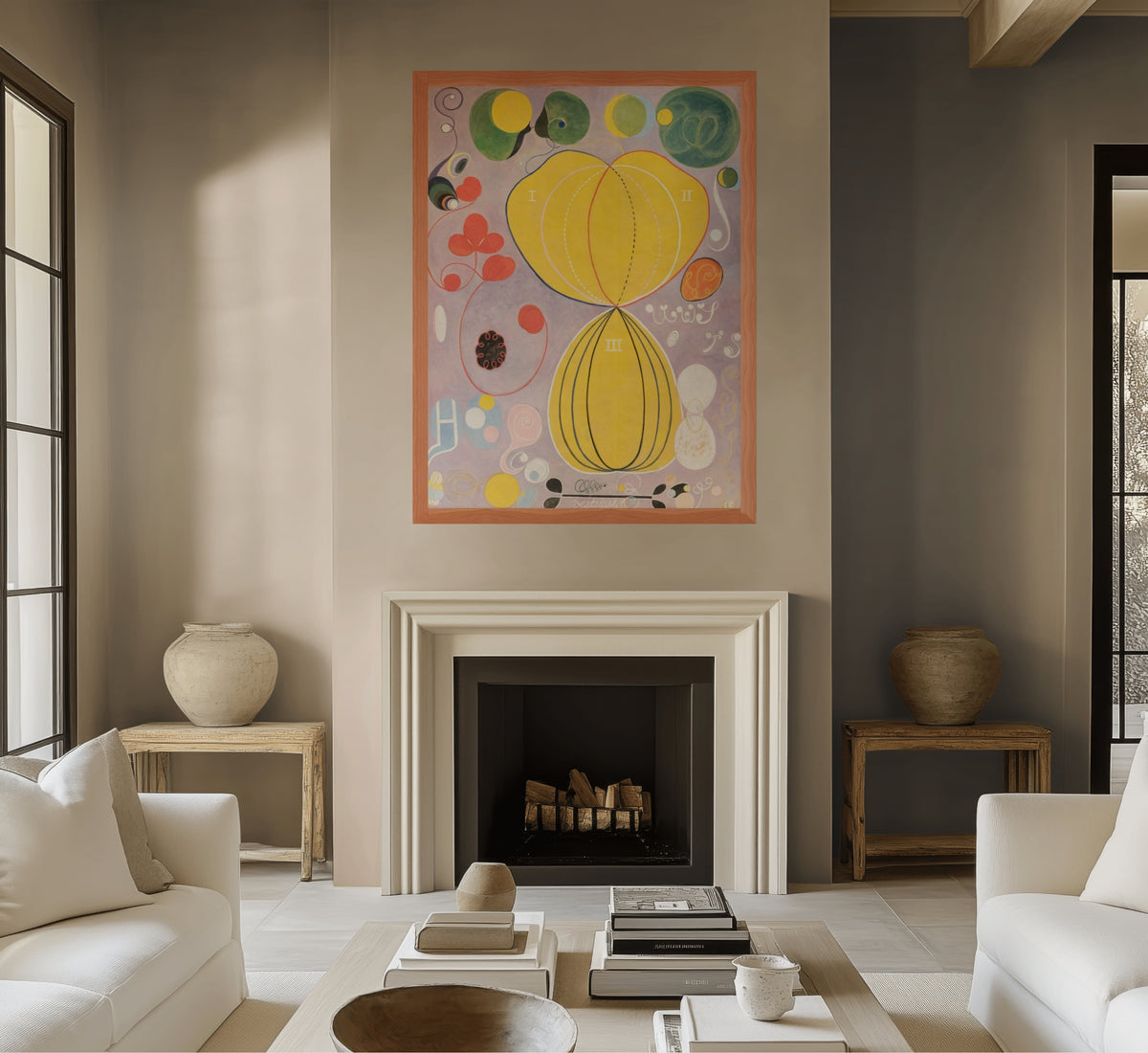 The Ten Largest, No. 6 Adulthood - Hilma af Klint - Premium Canvas 430g (gallery quality)