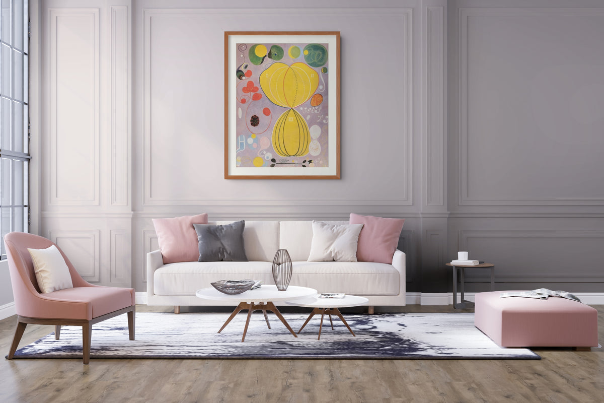 The Ten Largest, No. 6 Adulthood - Hilma af Klint - Premium Canvas 430g (gallery quality)