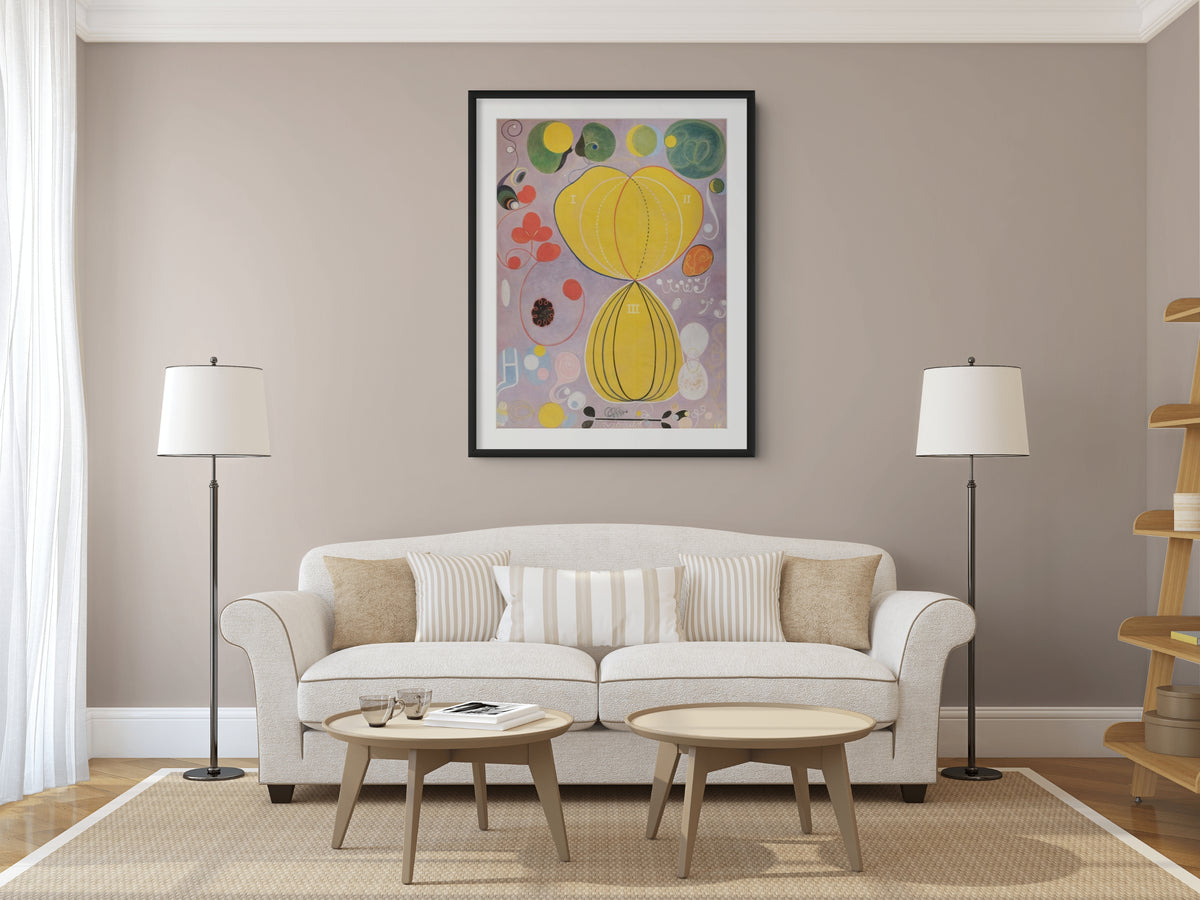 The Ten Largest, No. 6 Adulthood - Hilma af Klint - Premium Canvas 430g (gallery quality)