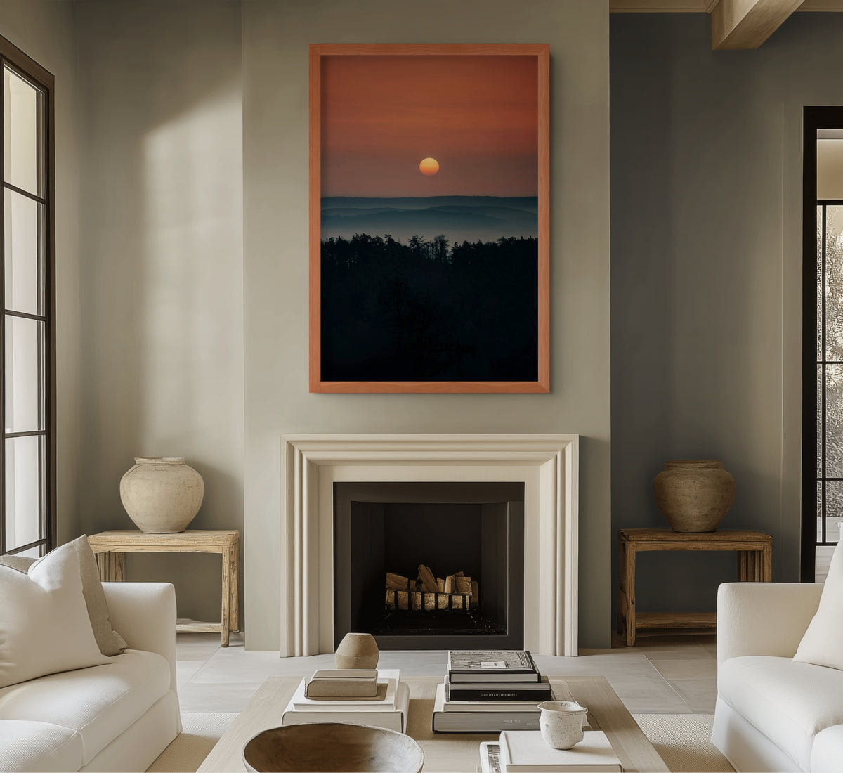 Cielo y Paisaje - Lienzo premium 430g (calidad de galeria)