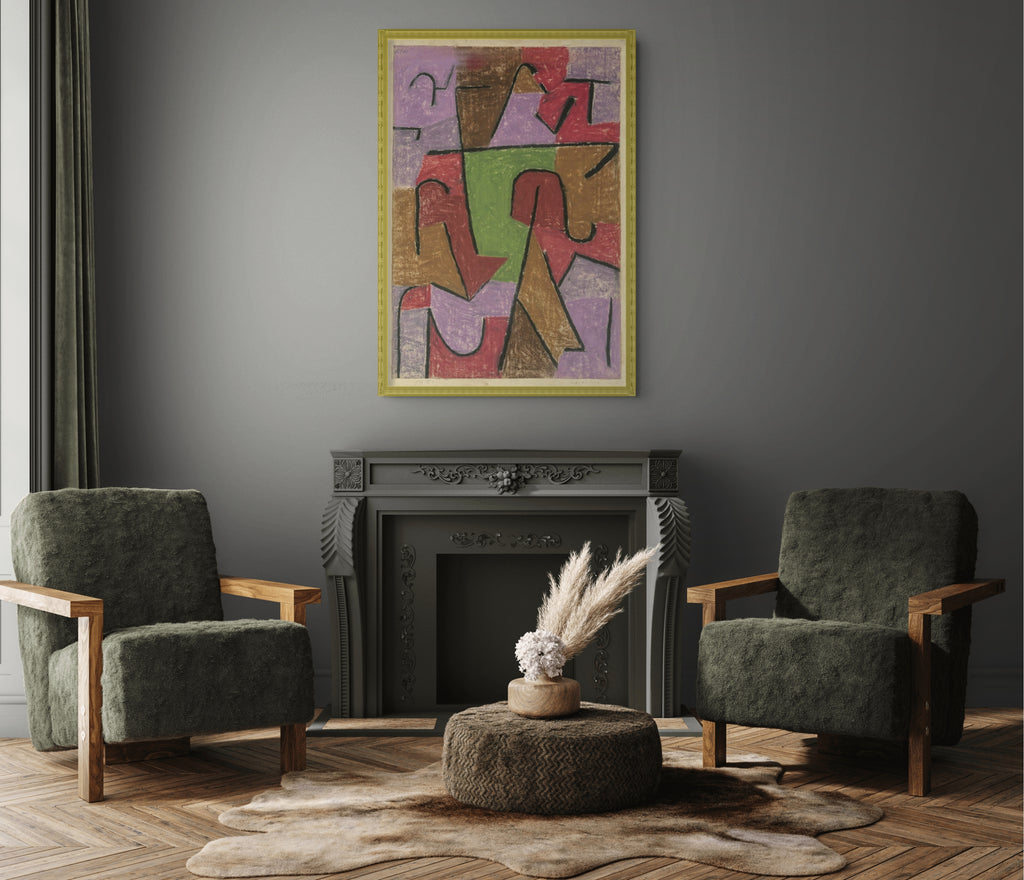 Indien - Paul Klee - Toile premium 430g (qualité galerie)