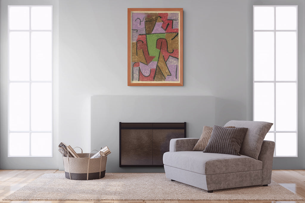 Indien - Paul Klee - Toile premium 430g (qualité galerie)