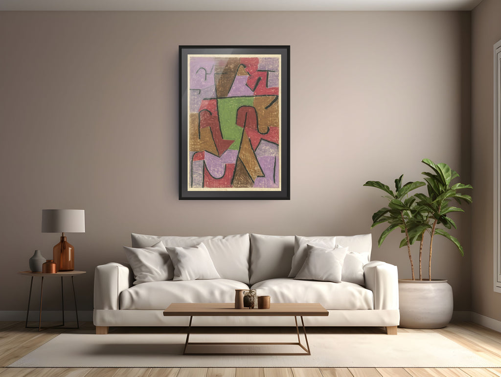 Indien - Paul Klee - Toile premium 430g (qualité galerie)