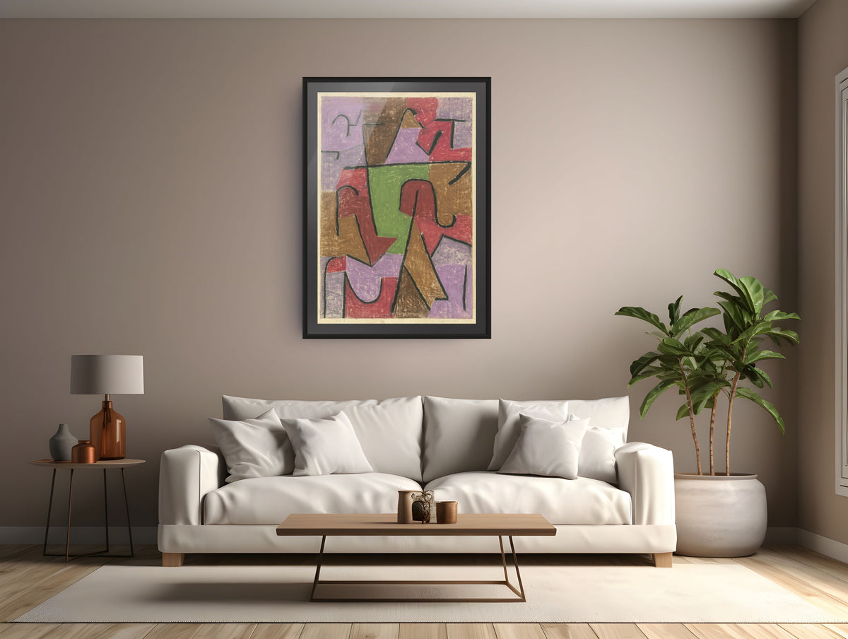 Indien - Paul Klee - Toile premium 430g (qualité galerie)