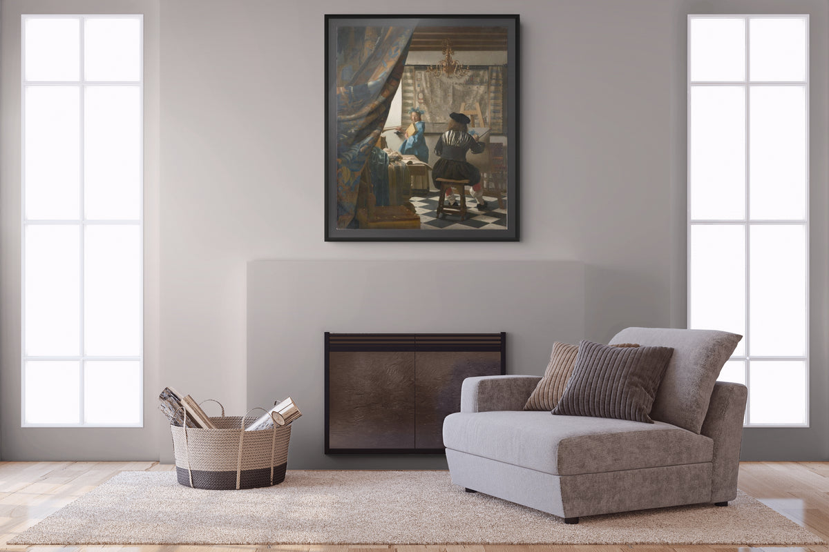 Woman Holding a Balance - Johannes Vermeer - Premium 430g canvas (gallery quality)