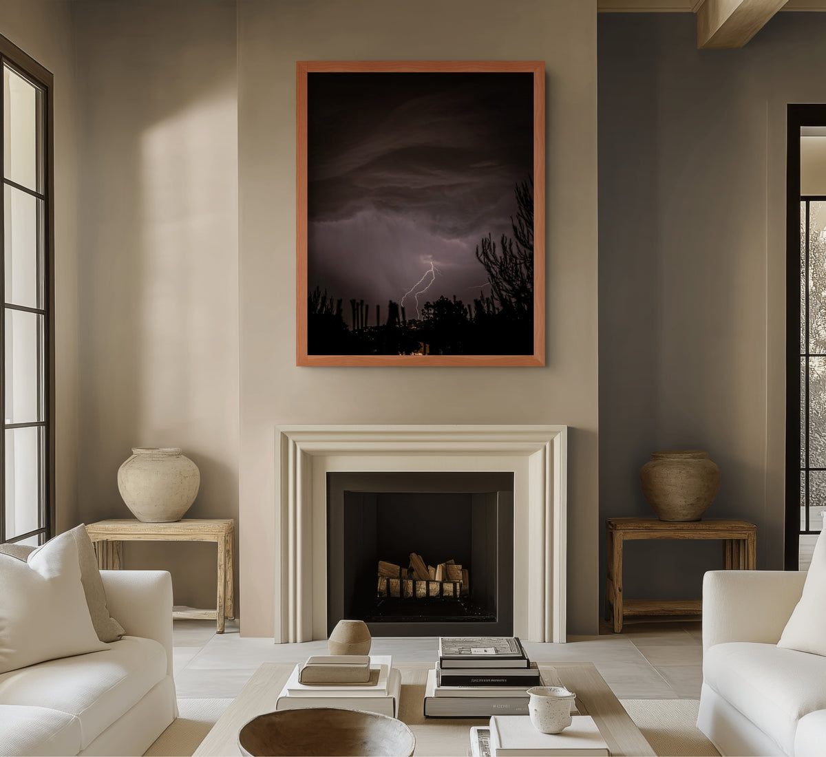 Cielo y Paisaje - Lienzo premium 430g (calidad de galeria)