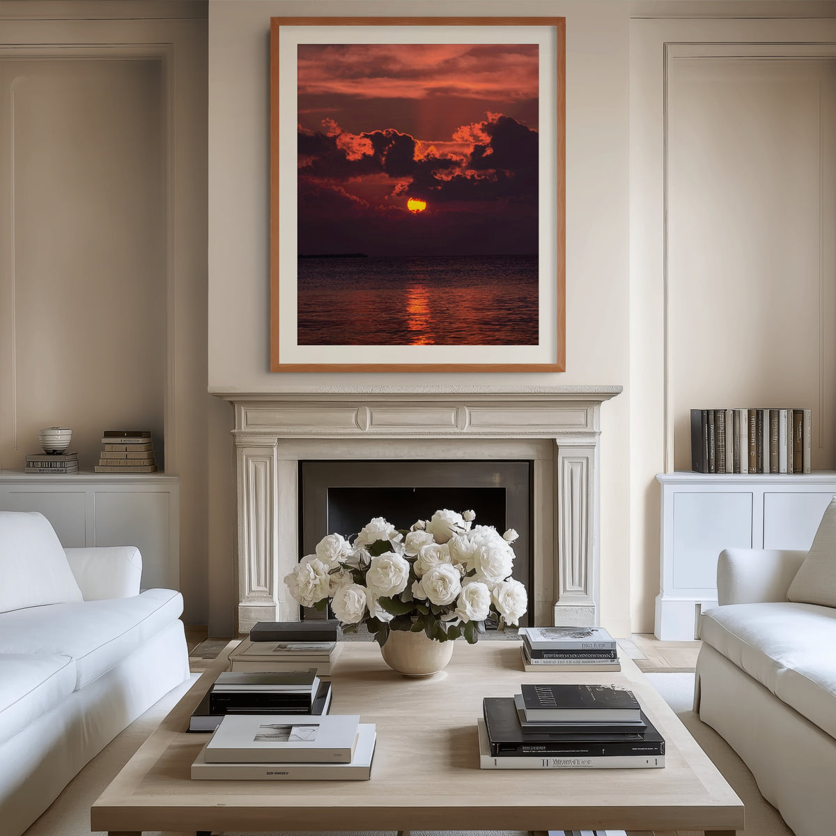 Cielo y Paisaje - Lienzo premium 430g (calidad de galeria)