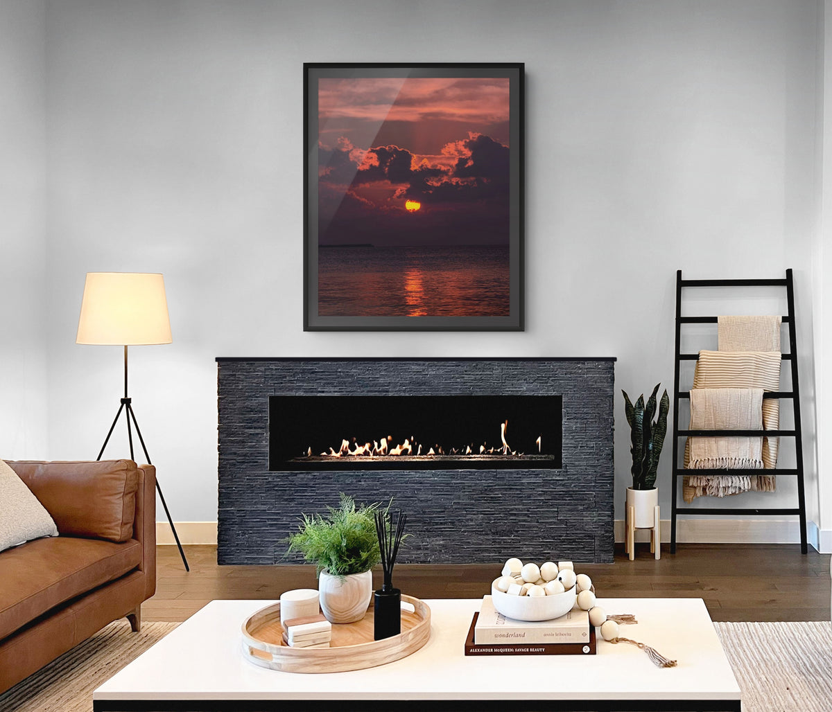 Cielo y Paisaje - Lienzo premium 430g (calidad de galeria)