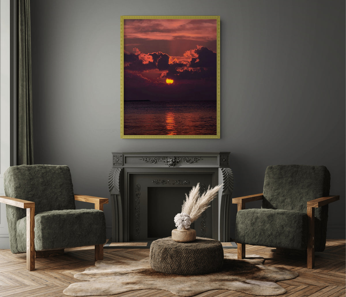 Cielo y Paisaje - Lienzo premium 430g (calidad de galeria)