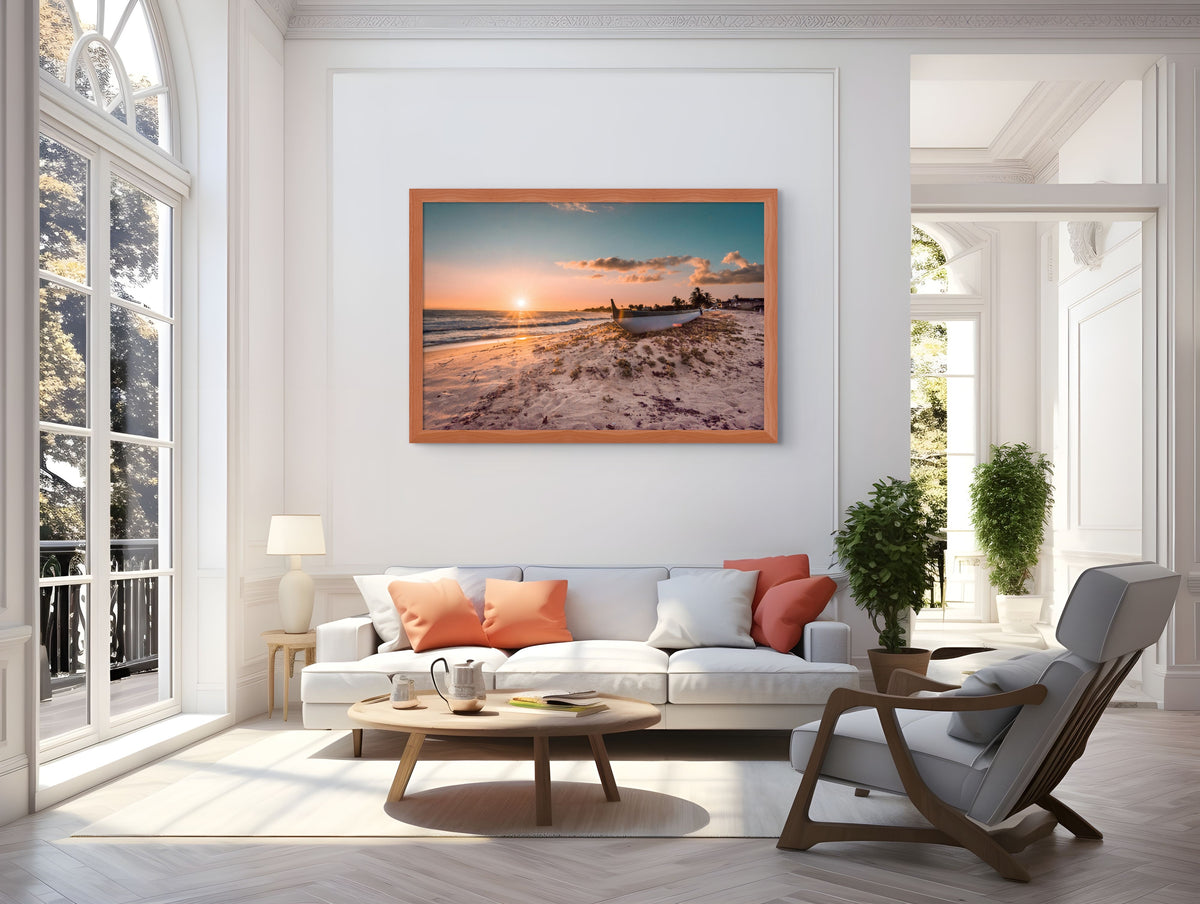 Cielo y Paisaje - Lienzo premium 430g (calidad de galeria)