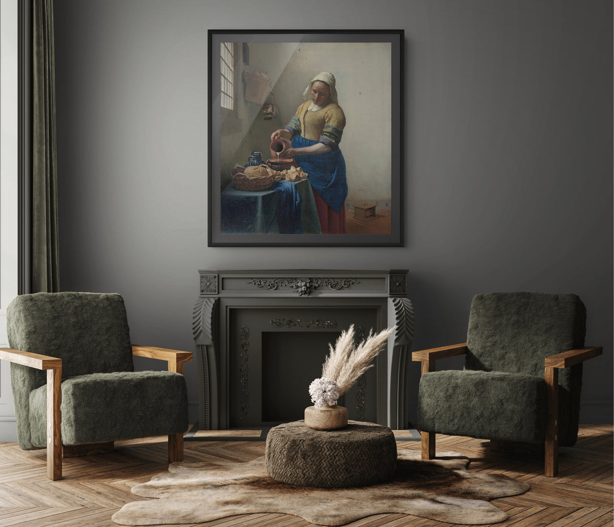 The Milkmaid - Johannes Vermeer - Premium canvas 430g (gallery quality)