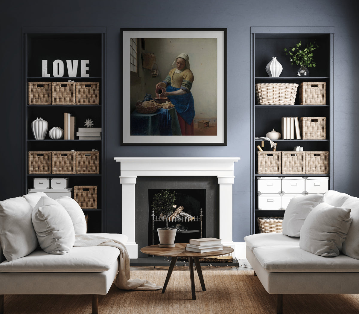 The Milkmaid - Johannes Vermeer - Premium canvas 430g (gallery quality)