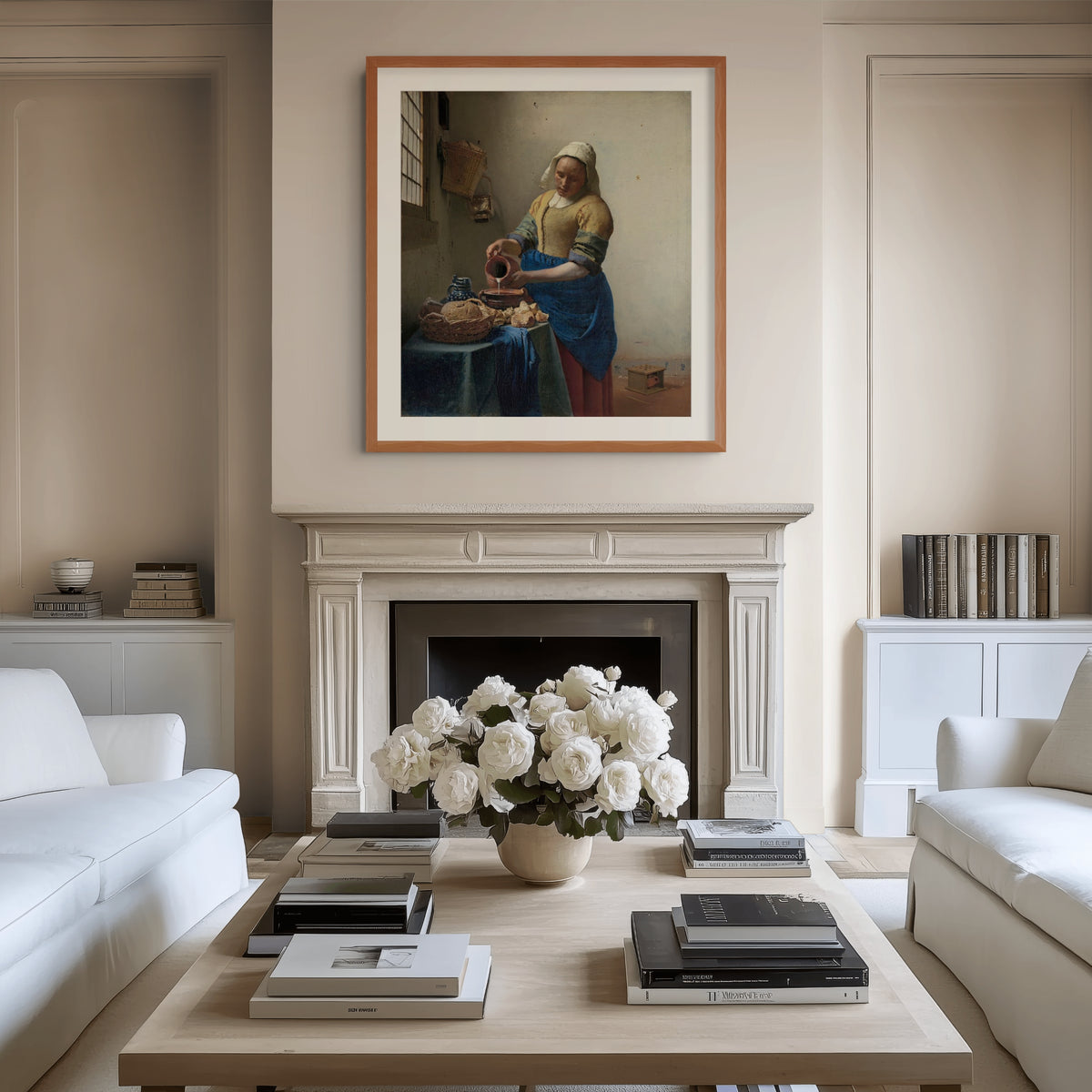The Milkmaid - Johannes Vermeer - Premium canvas 430g (gallery quality)