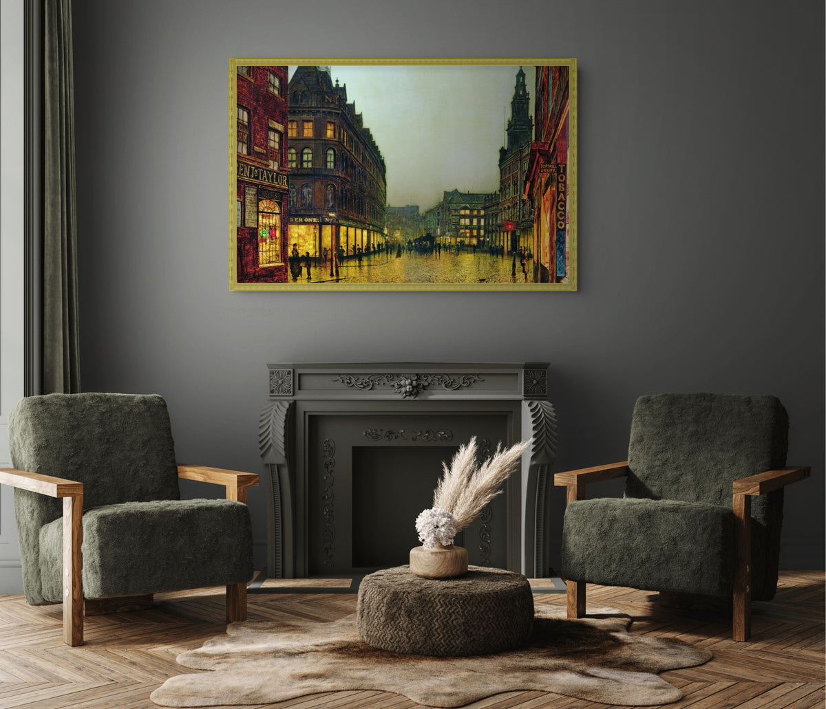 The Starry Night - Vincent Van Gogh - Premium 430g canvas (gallery quality)