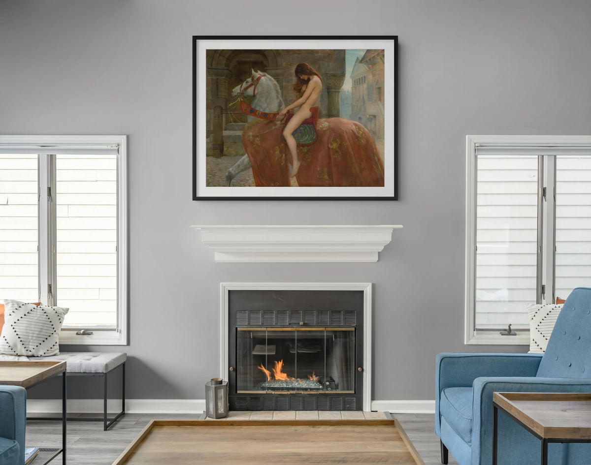 Lady Godiva - John Collier - Premium canvas 430g (gallery quality)