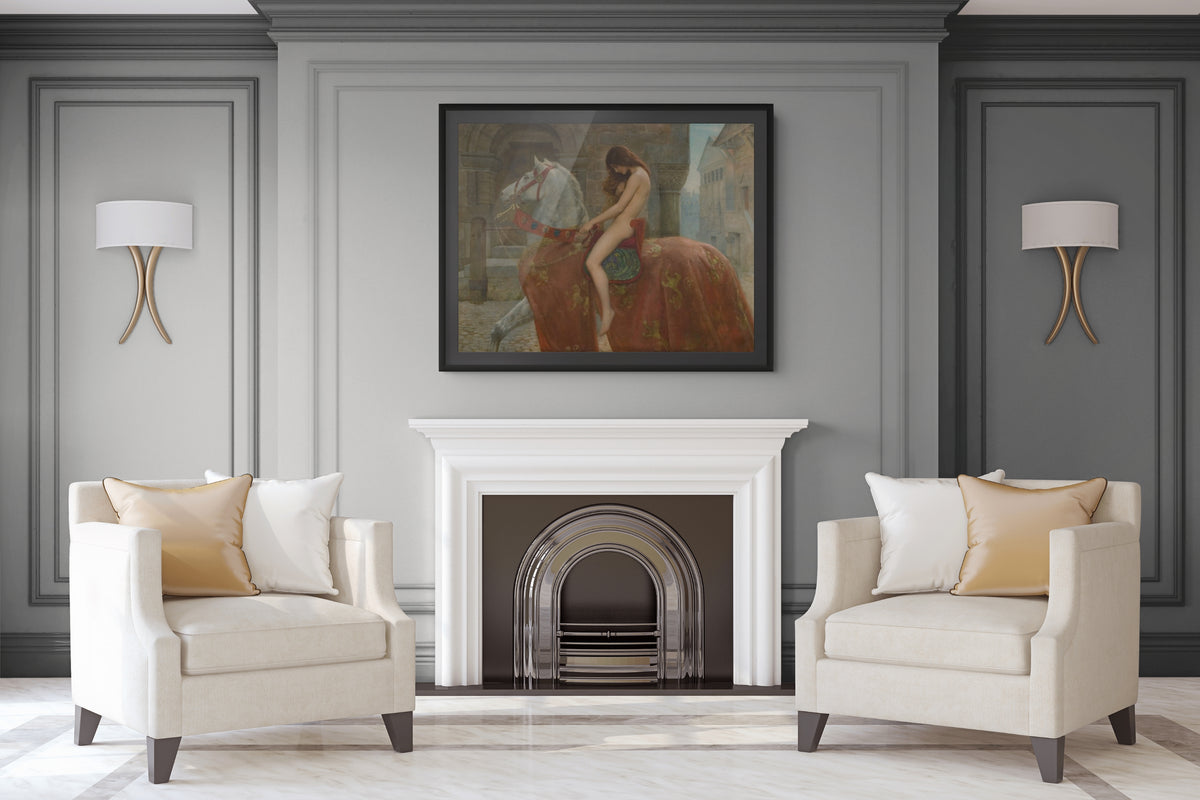 Lady Godiva - John Collier - Premium canvas 430g (gallery quality)