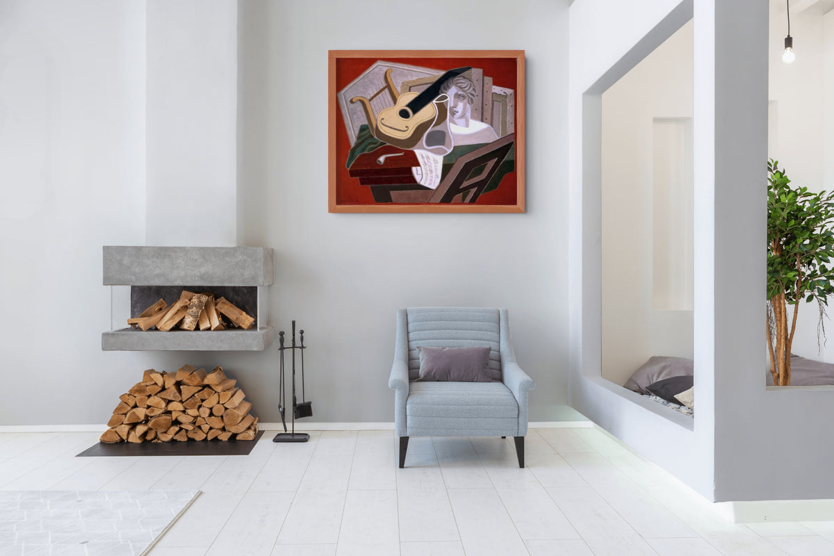 Musician's Table - Juan Gris - Premium Canvas 430g (gallery quality)