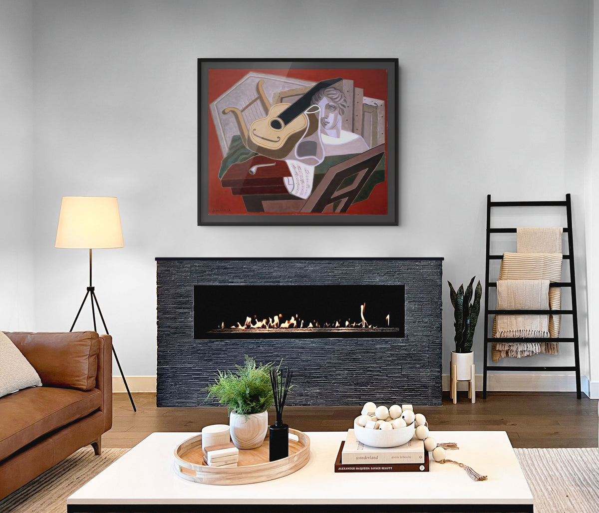 Musician's Table - Juan Gris - Premium Canvas 430g (gallery quality)