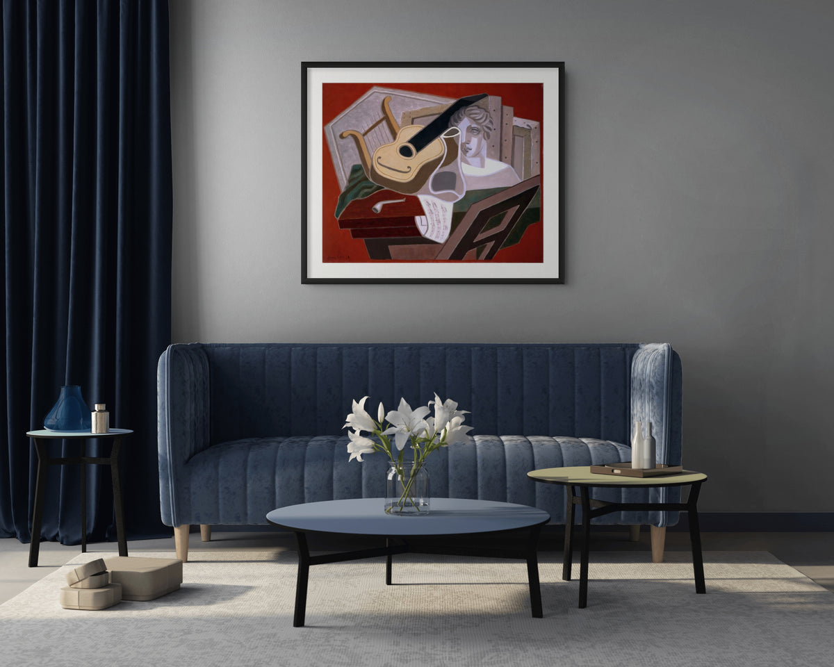 Musician's Table - Juan Gris - Premium Canvas 430g (gallery quality)