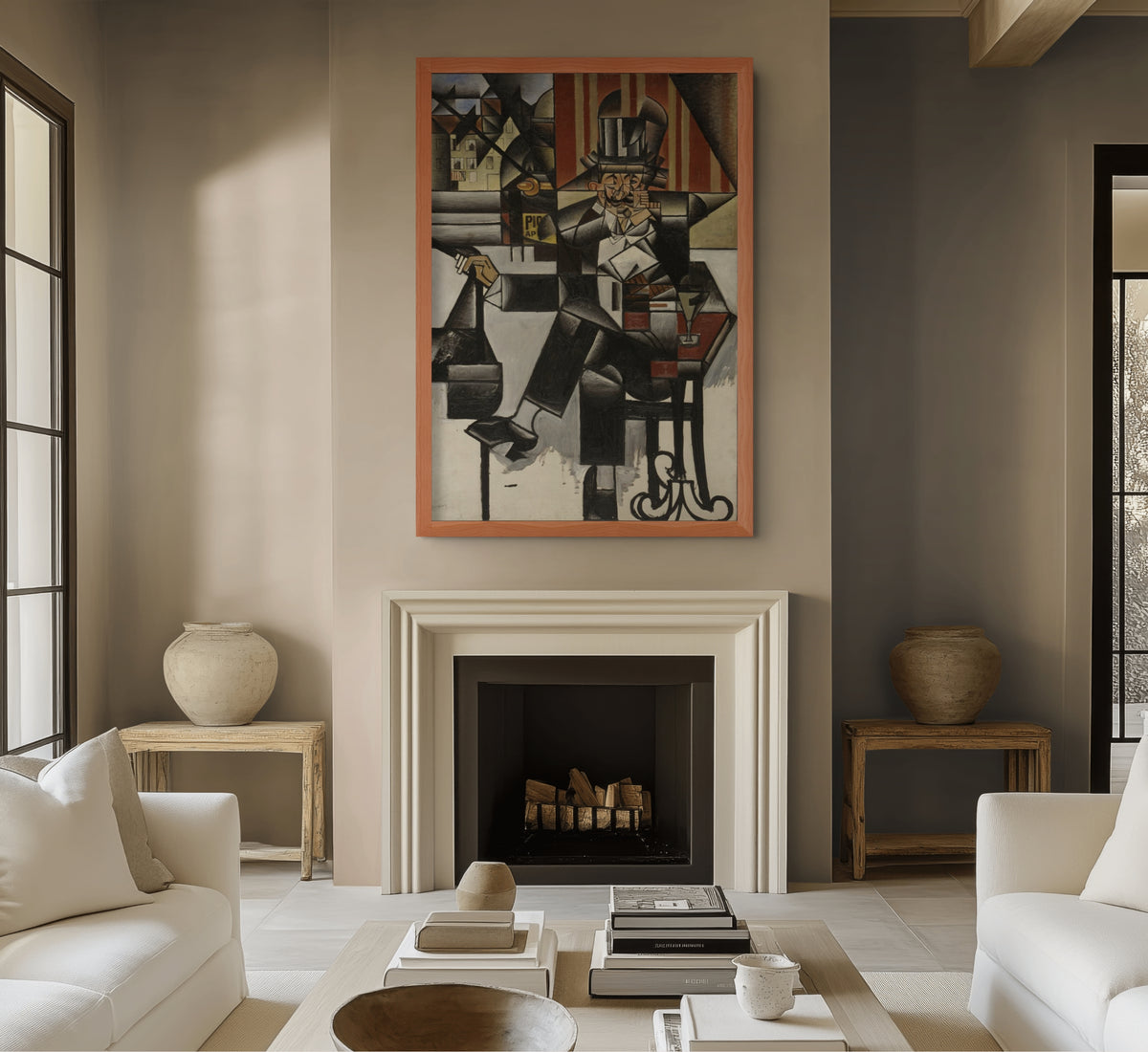 The Ace of Diamonds - Juan Gris - Premium Canvas 430g (gallery quality)