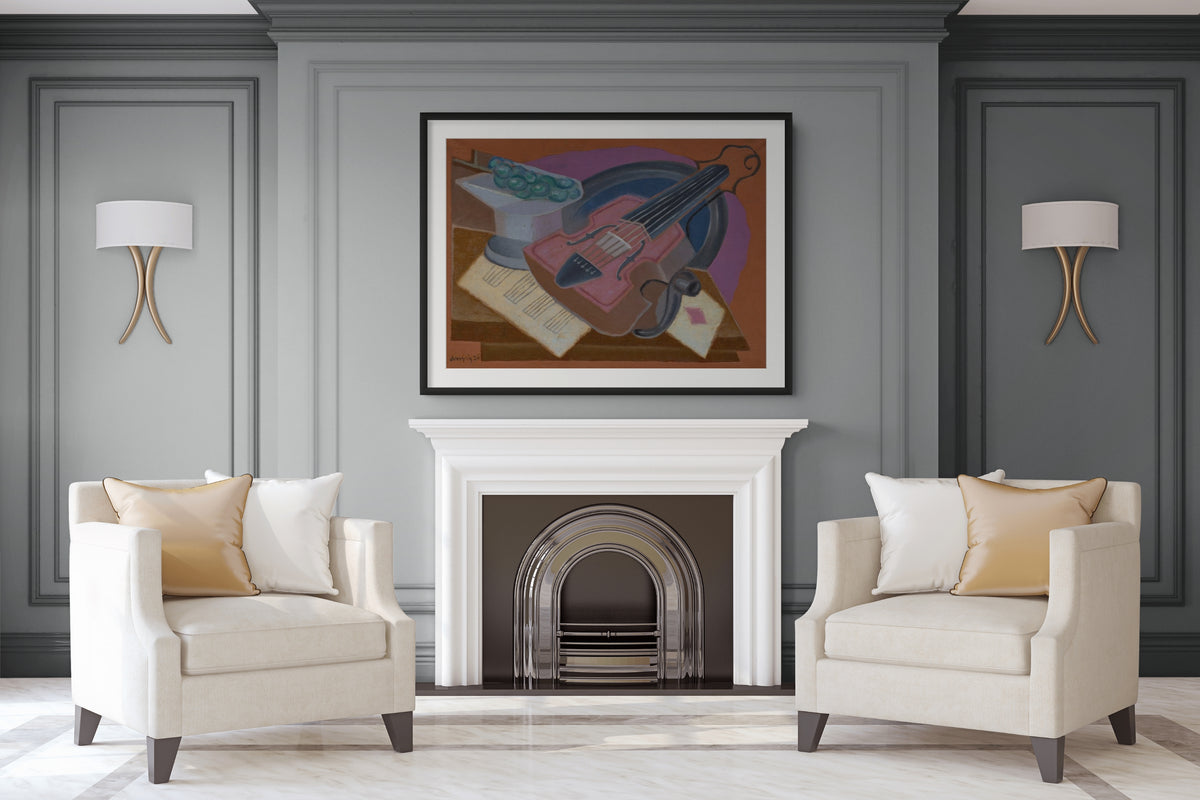 The Ace of Diamonds - Juan Gris - Premium Canvas 430g (gallery quality)
