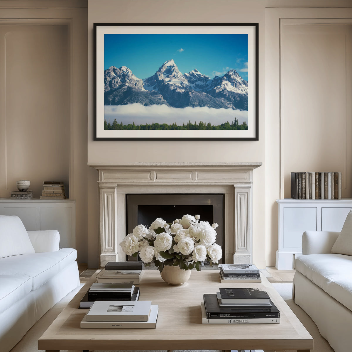 Cielo y Paisaje - Lienzo premium 430g (calidad de galeria)