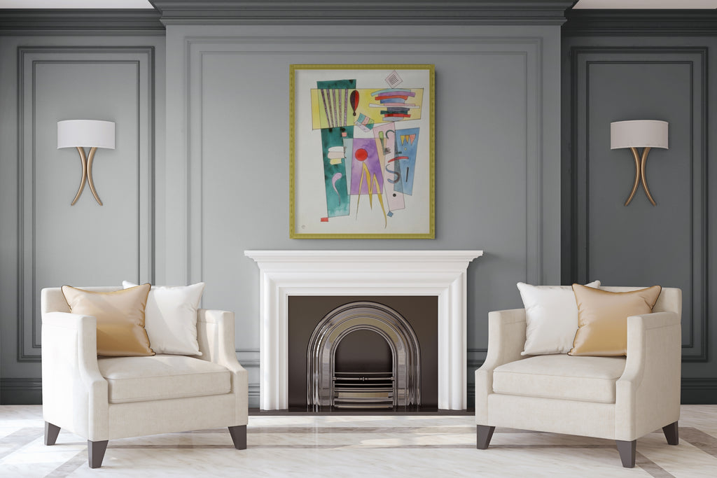Couple on Horseback - Wassily Kandinsky - Premium 430g canvas (gallery quality)