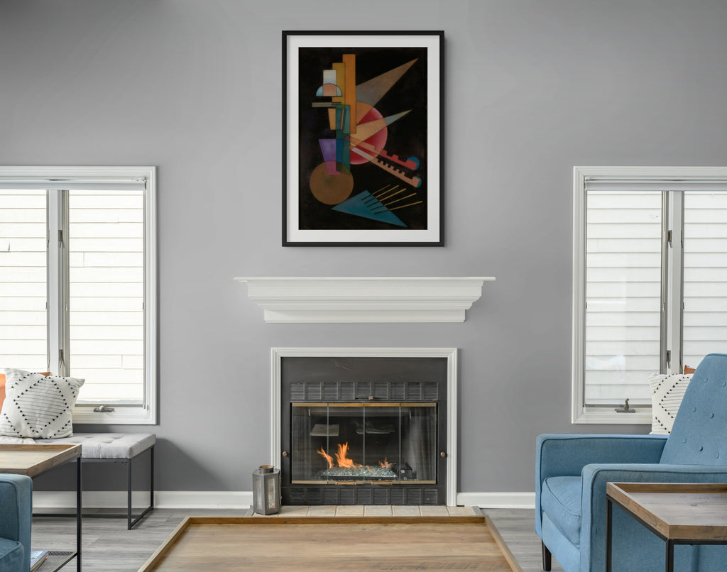 Couple à cheval - Vassily Kandinsky - Toile premium 430g (qualité galerie)