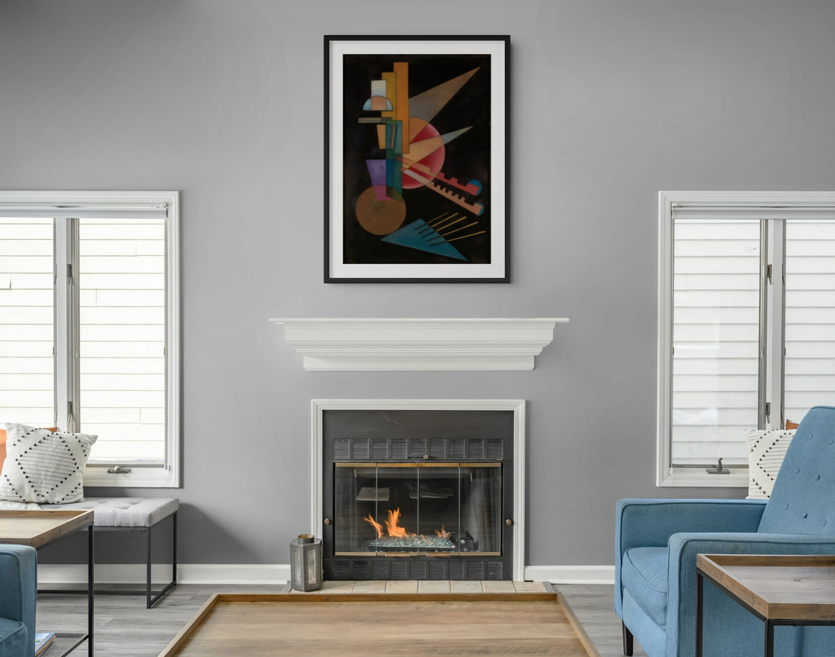 Couple à cheval - Vassily Kandinsky - Toile premium 430g (qualité galerie)