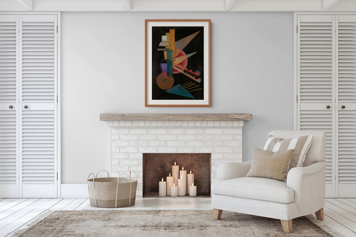 Couple à cheval - Vassily Kandinsky - Toile premium 430g (qualité galerie)