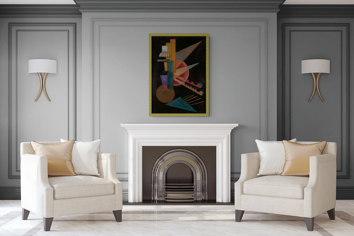 Couple à cheval - Vassily Kandinsky - Toile premium 430g (qualité galerie)